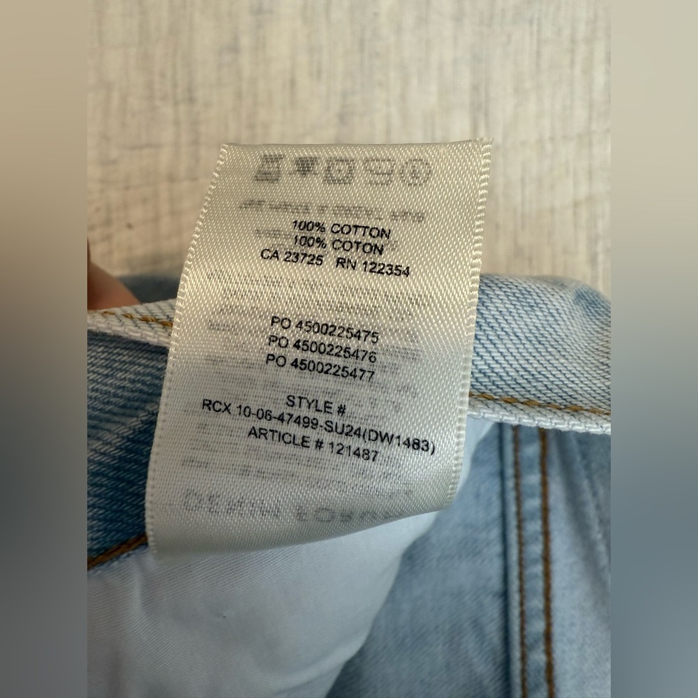 NEW Denim Forum The '90s Iggy Lo-rise Cropped Jean Size 27 - Picture 10 of 12